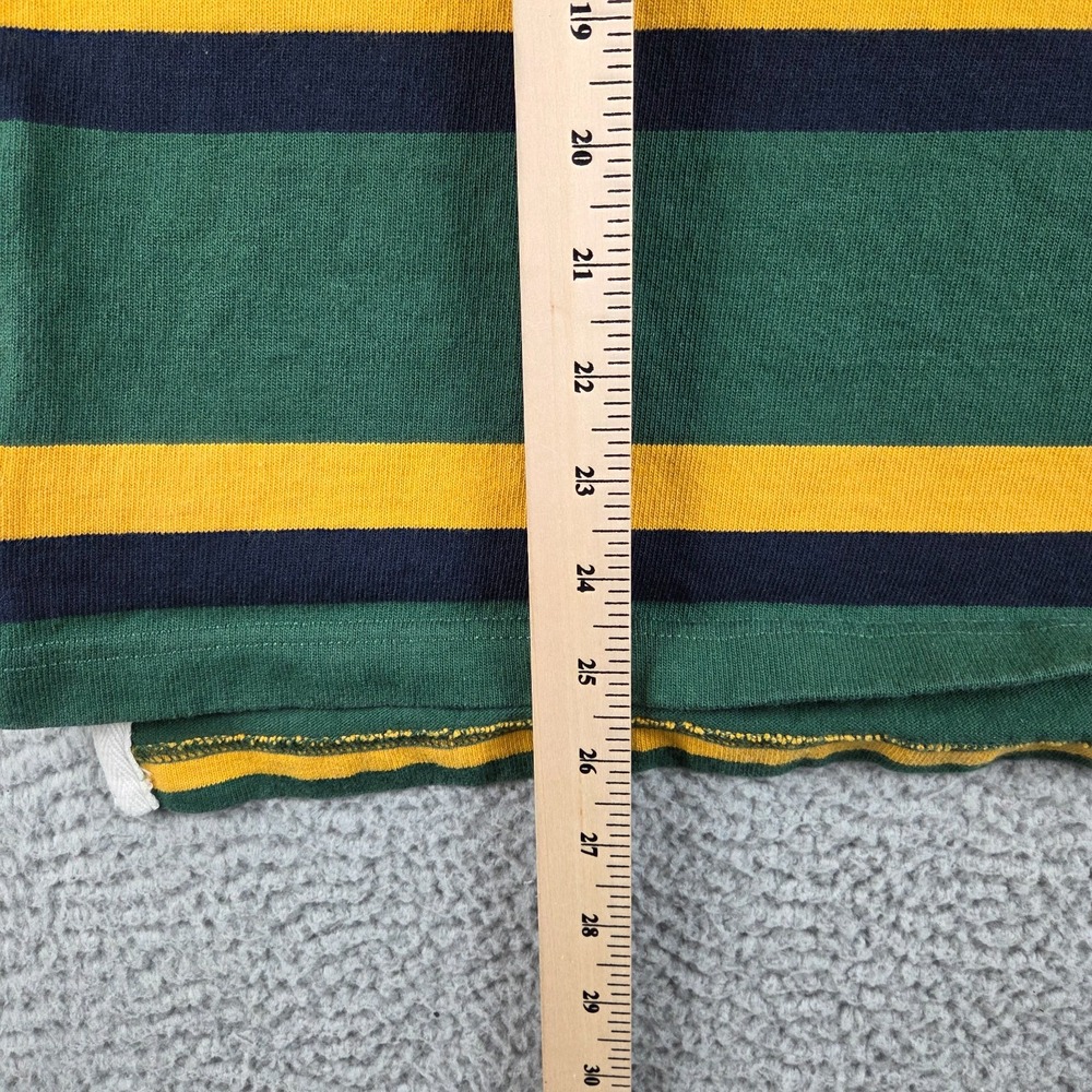 Green Bay Packers Rugby Shirt Mens Small Green Titletown Lands End NFL Polo - Picture 7 of 8